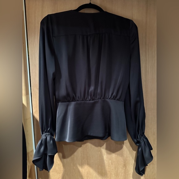 Ramy Brook black silk blouse - Picture 2 of 3